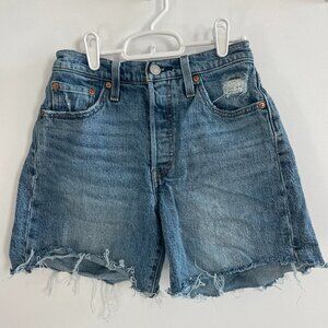 Levi's 501 Mid-Thigh Cutoff Denim Short